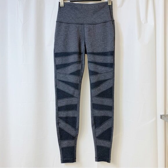 Lululemon Wunder Under Special Edition Tech Mesh 28" Size 8 Heathered Black - Picture 1 of 7